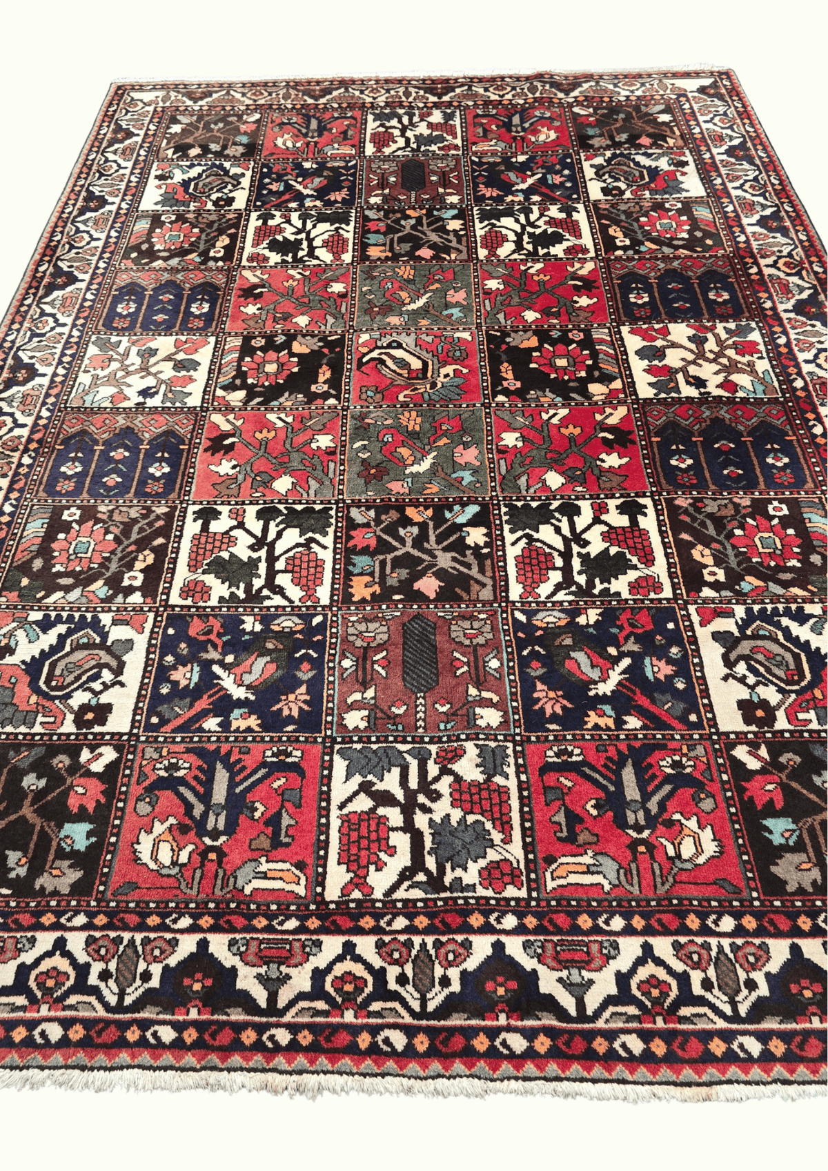 Perzisch tapijt baktihari 300x210 wollen vloerkleed iran