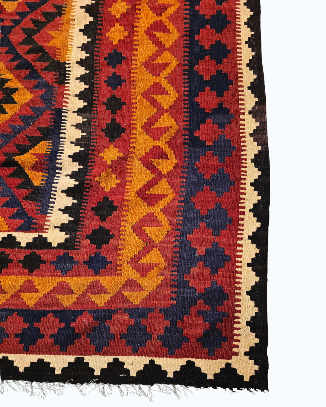 Tribal Kelim Afganistan 300x200 wollen vloerkleed handgeweven