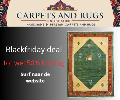 Perzisch tapijt Kazach 280x200 wollen vloerkleed Azerbijan