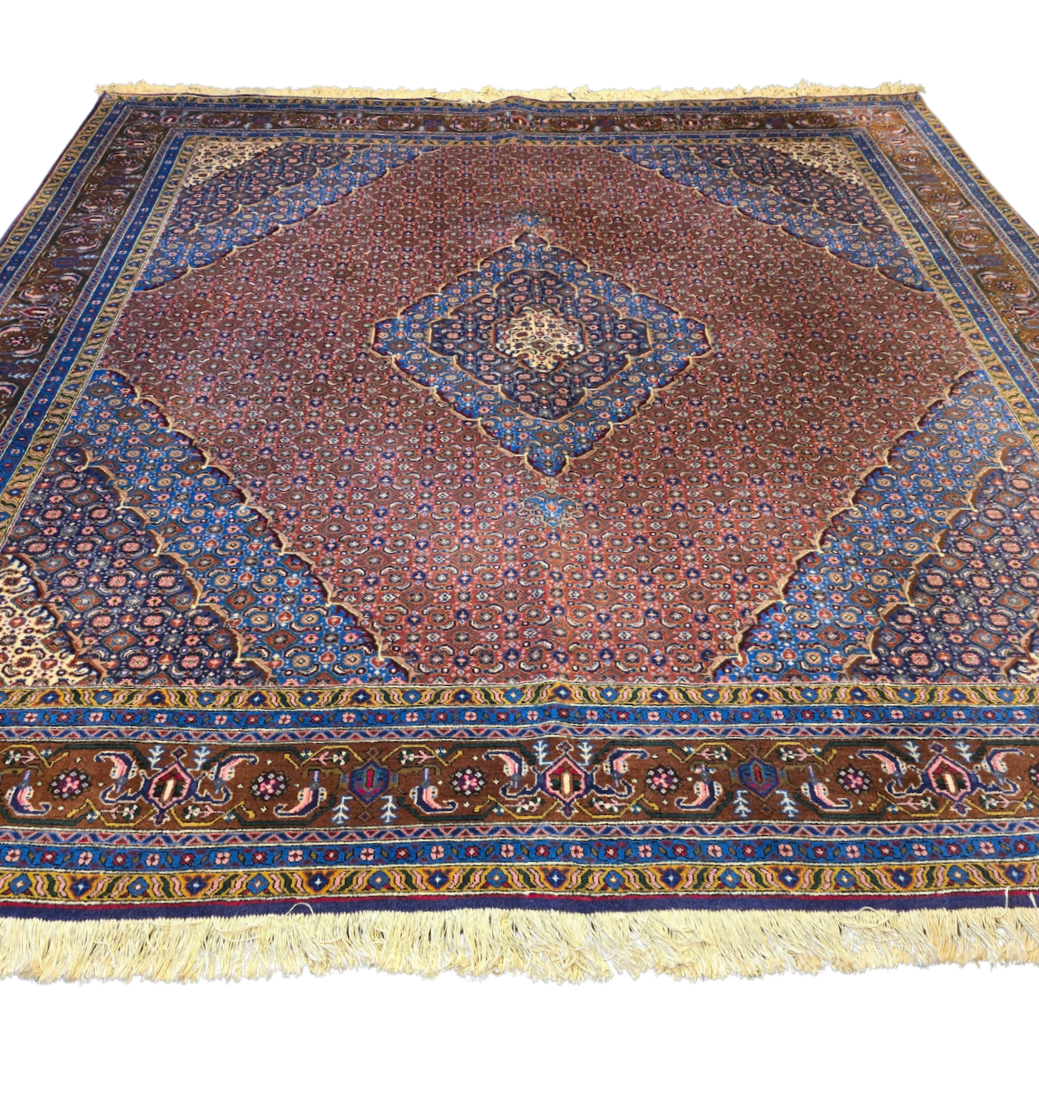 Perzisch tapijt Bidjar 255x250 wollen vloerkleed Iran Handgeknoopt