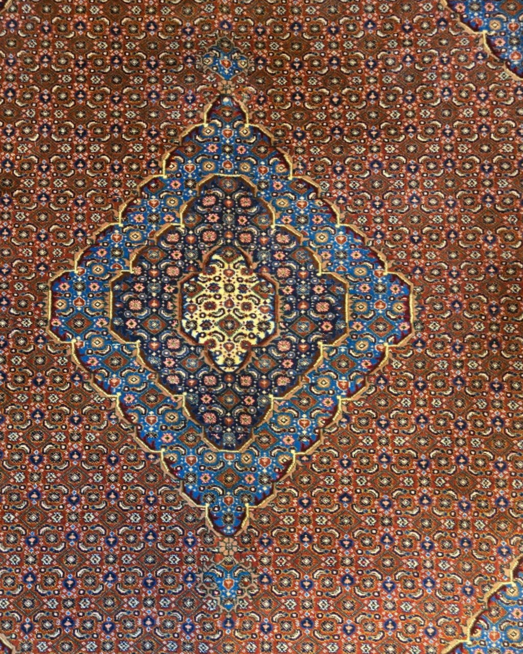 Perzisch tapijt Bidjar 255x250 wollen vloerkleed Iran Handgeknoopt