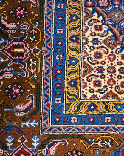 Perzisch tapijt Bidjar 255x250 wollen vloerkleed Iran Handgeknoopt