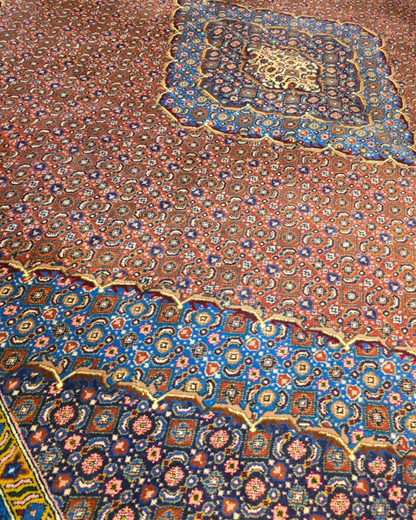 Perzisch tapijt Bidjar 255x250 wollen vloerkleed Iran Handgeknoopt