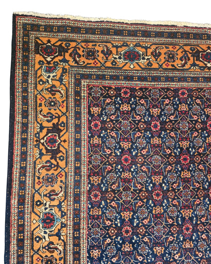 Perzisch tapijt Meshkin wollen vloerkleed handgeknoopt Iran