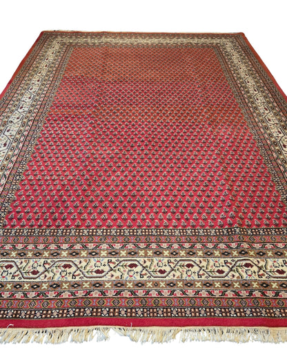 groot perzisch tapijt Sarough 350x250 wollen vloerkleed hndgeknoopt