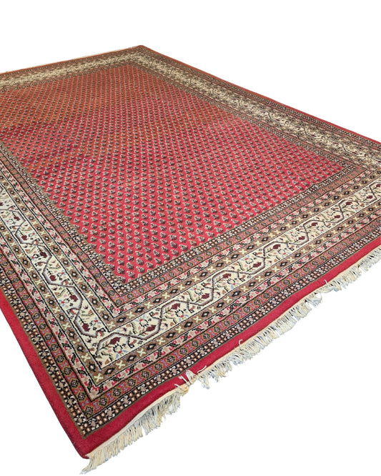 groot perzisch tapijt Sarough 350x250 wollen vloerkleed hndgeknoopt