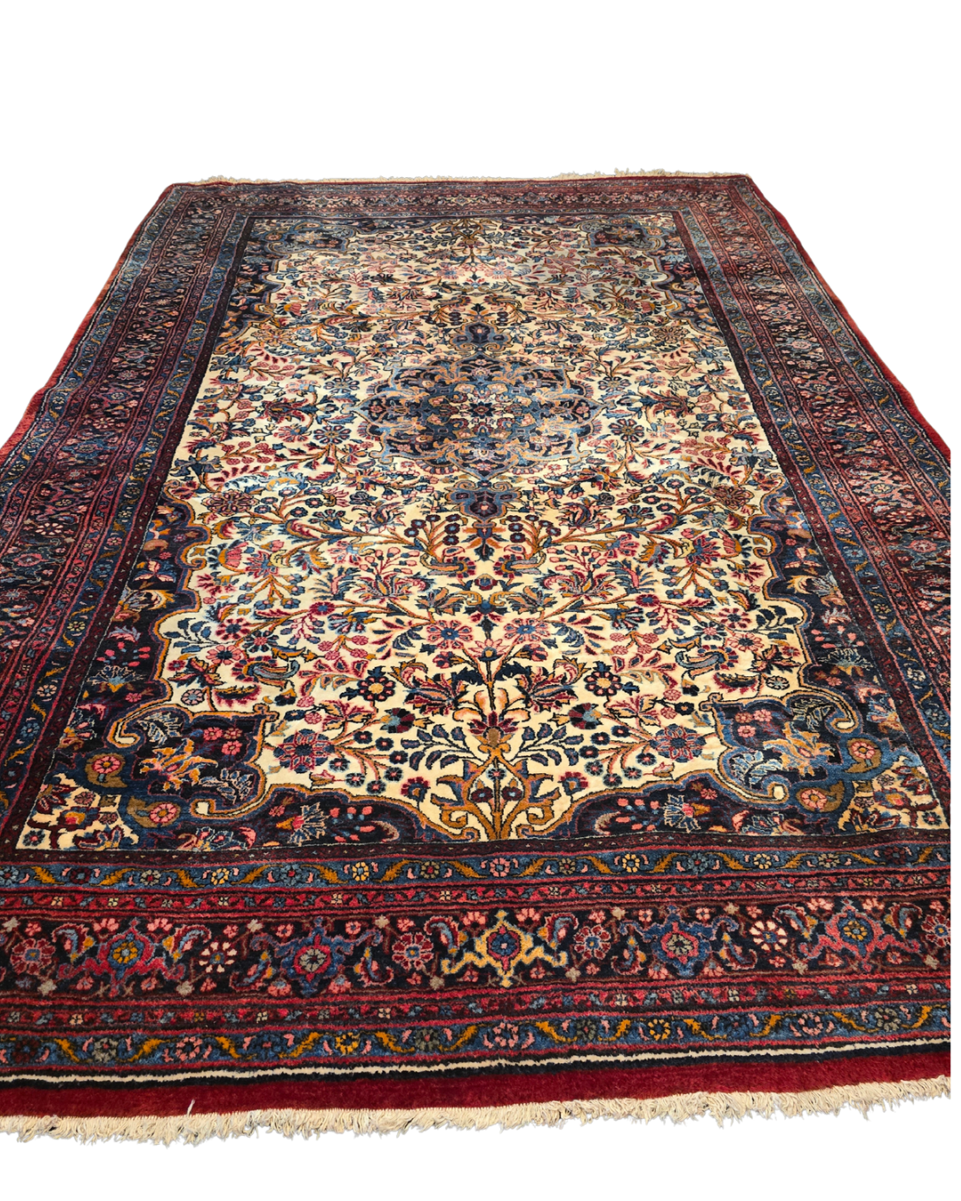 groot Perzisch tapijt mashad 320x220 wollen vloerkleed handgeknoopt Iran