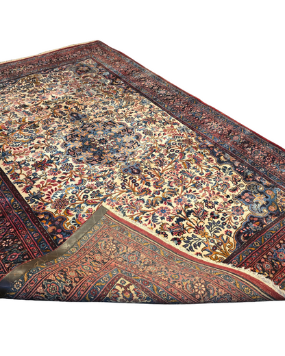 groot Perzisch tapijt mashad 320x220 wollen vloerkleed handgeknoopt Iran