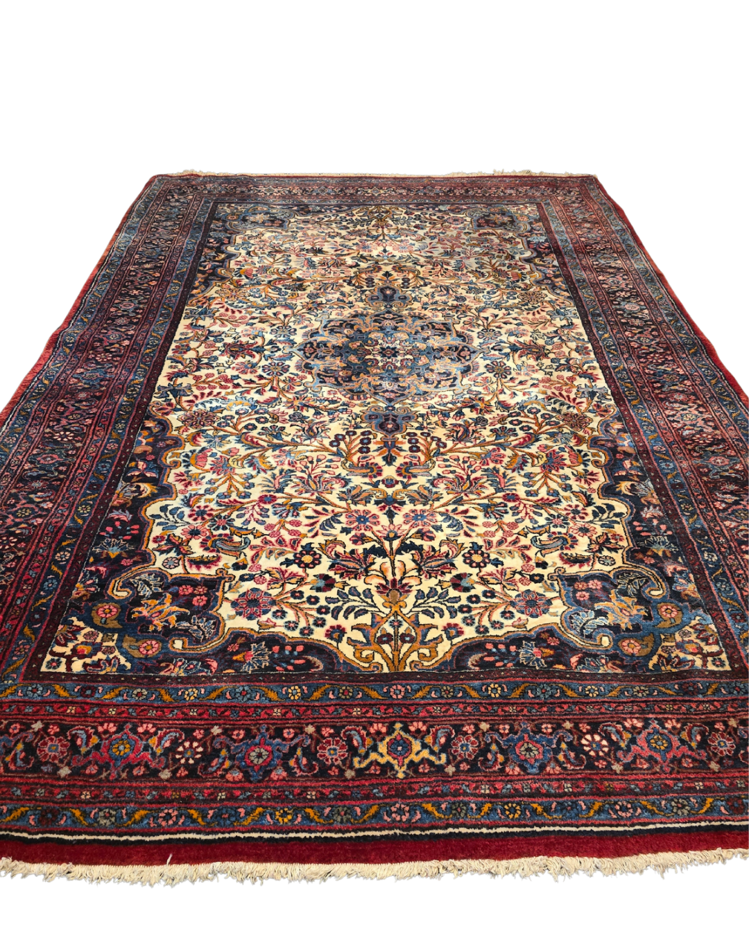 groot Perzisch tapijt mashad 320x220 wollen vloerkleed handgeknoopt Iran