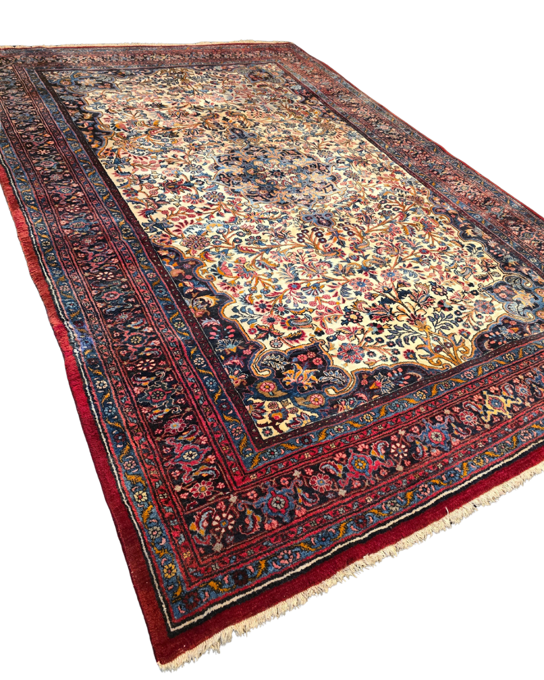 groot Perzisch tapijt mashad 320x220 wollen vloerkleed handgeknoopt Iran