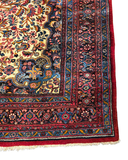 groot Perzisch tapijt mashad 320x220 wollen vloerkleed handgeknoopt Iran