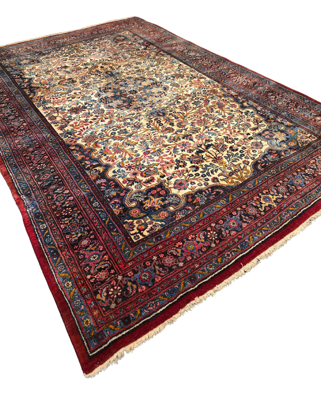 groot Perzisch tapijt mashad 320x220 wollen vloerkleed handgeknoopt Iran