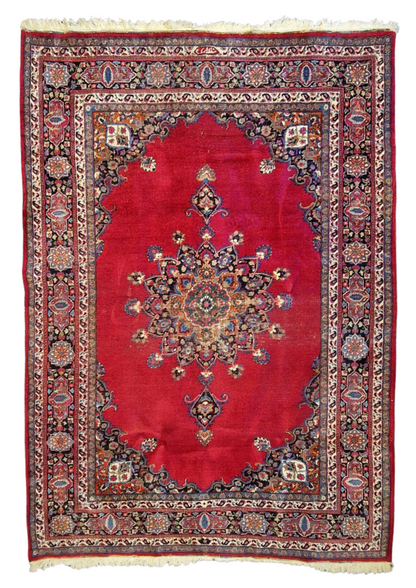 Perzisch tapijt Mashad 310x210 wollen vloerkleed handgeknoopt iran