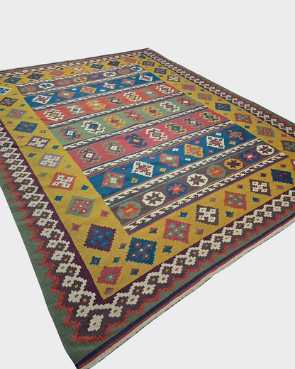 Kelim Afganistan 300x250 wollen vloerkleed handgemaakt