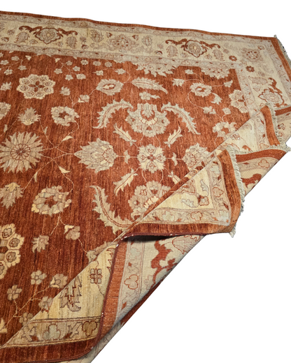 Groot Perzisch tapijt Ziegler farahan 340x250 wollen vloerkleed