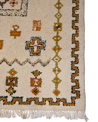 Berber tapijt 240x170 wollen vloerkleed handgeknoopt Marokko