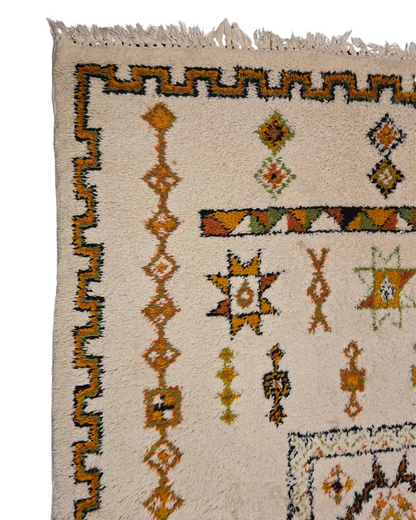 Berber tapijt 240x170 wollen vloerkleed handgeknoopt Marokko