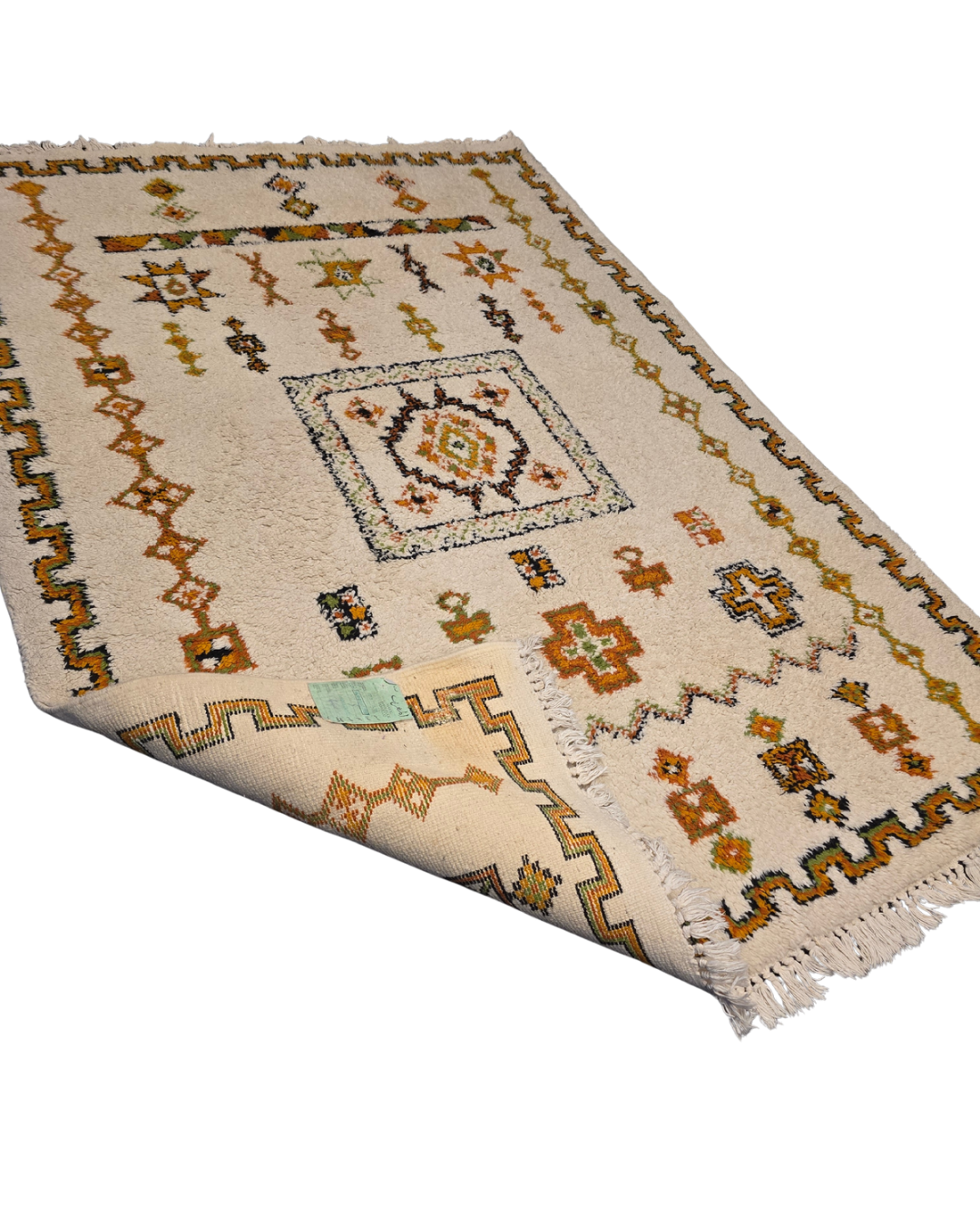 Berber tapijt 240x170 wollen vloerkleed handgeknoopt Marokko