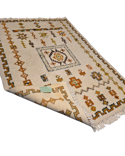 Berber tapijt 240x170 wollen vloerkleed handgeknoopt Marokko