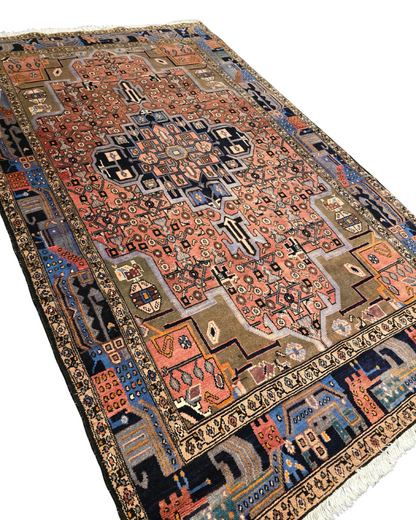 Perzisch tapijt Hamadan 278x165 wollen vloerkleed handgeknoopt Iran