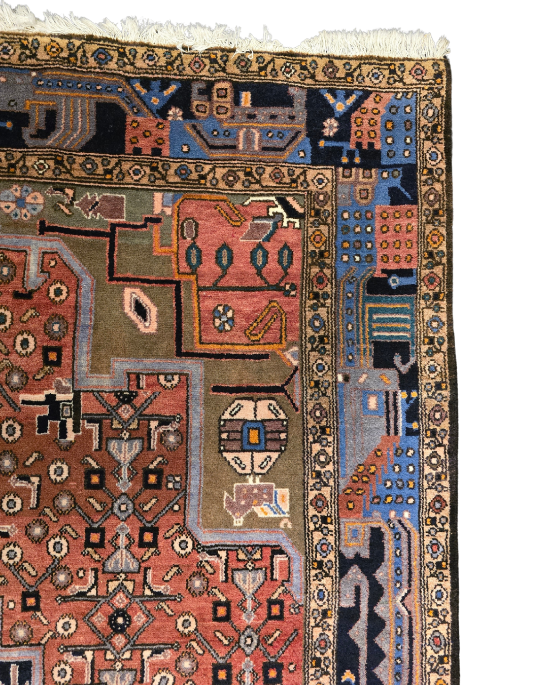 Perzisch tapijt Hamadan 278x165 wollen vloerkleed handgeknoopt Iran