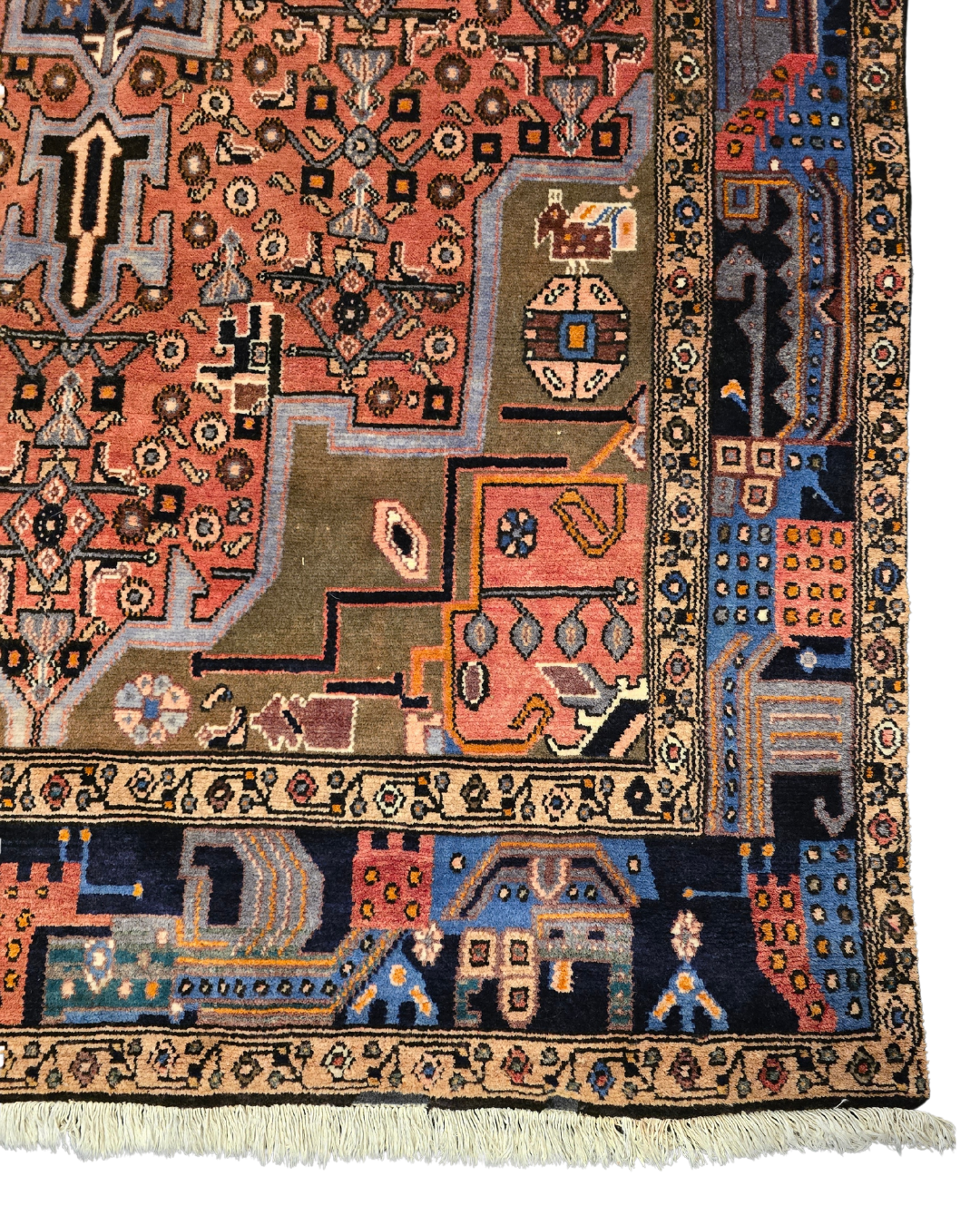 Perzisch tapijt Hamadan 278x165 wollen vloerkleed handgeknoopt Iran