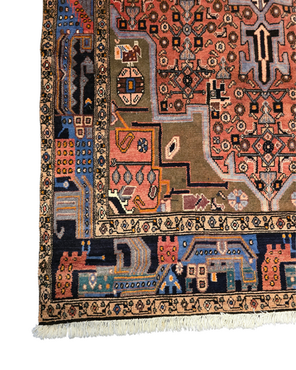 Perzisch tapijt Hamadan 278x165 wollen vloerkleed handgeknoopt Iran