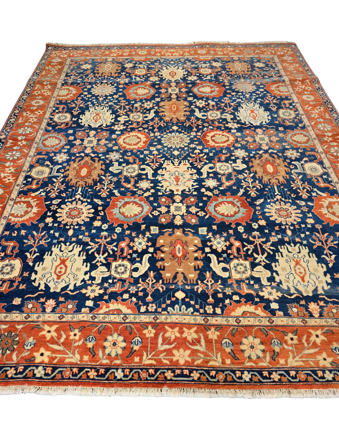 Groot Perzisch tapijt Kazak 241x305 wollen vloerkleed handgeknoopt