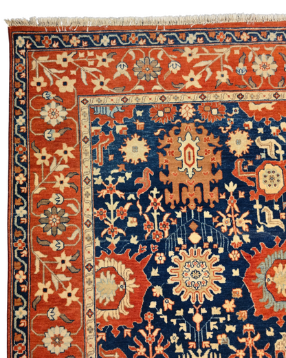 Groot Perzisch tapijt Kazak 241x305 wollen vloerkleed handgeknoopt