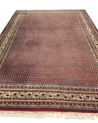 Groot Perzisch tapijt Mir 350x250 wollen vloerkleed handgeknoopt