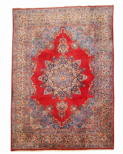 Groot Perzischt tapijt 340x240 wollen vloerkleed handgeknoopt iran