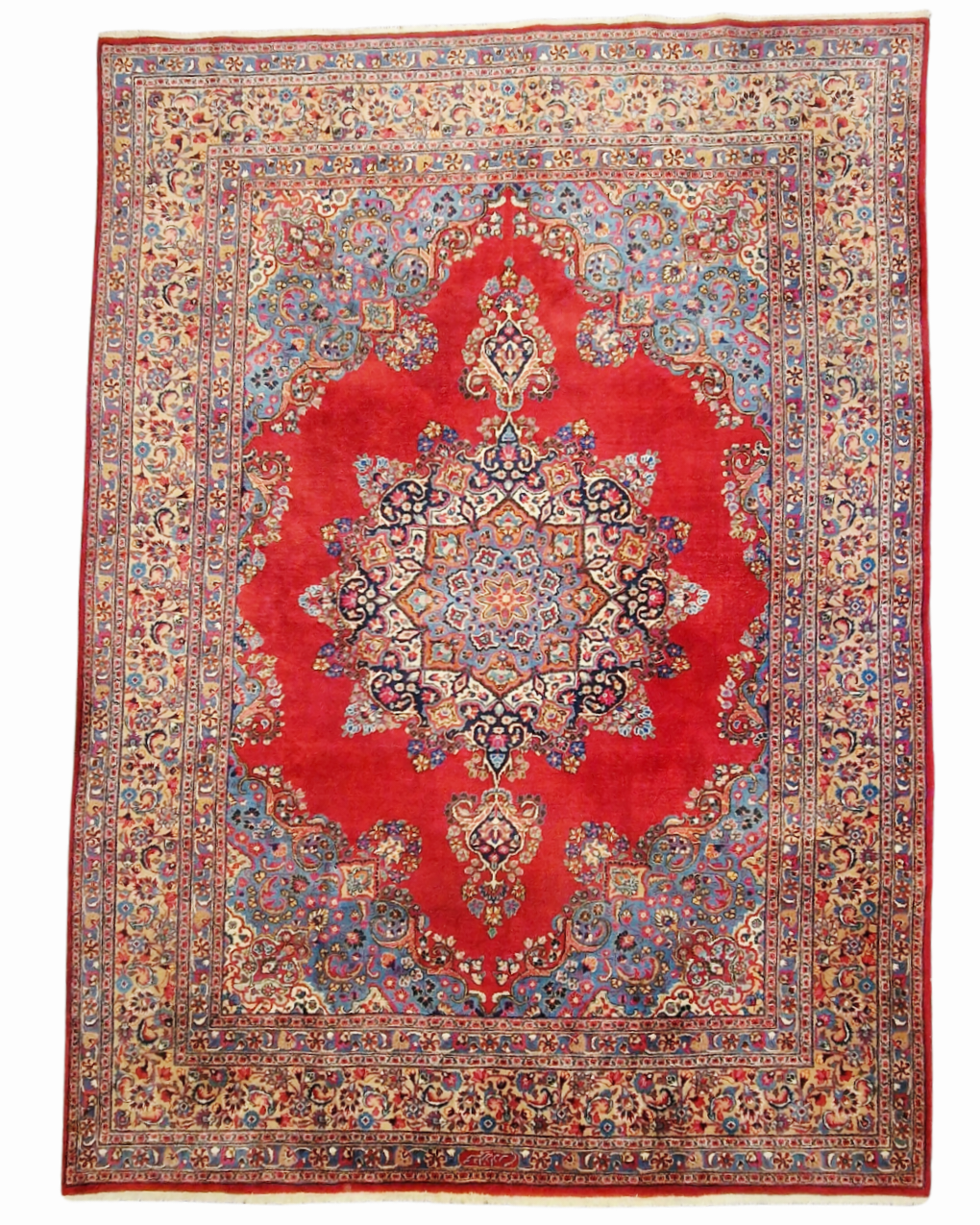 Groot Perzischt tapijt 340x240 wollen vloerkleed handgeknoopt iran