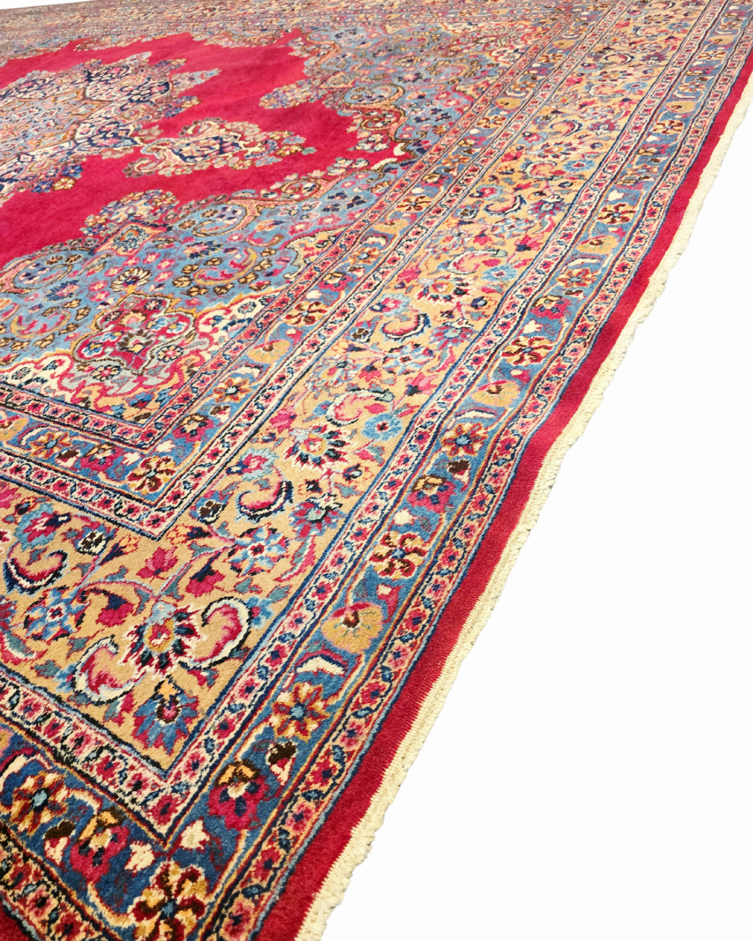 Groot Perzischt tapijt 340x240 wollen vloerkleed handgeknoopt iran