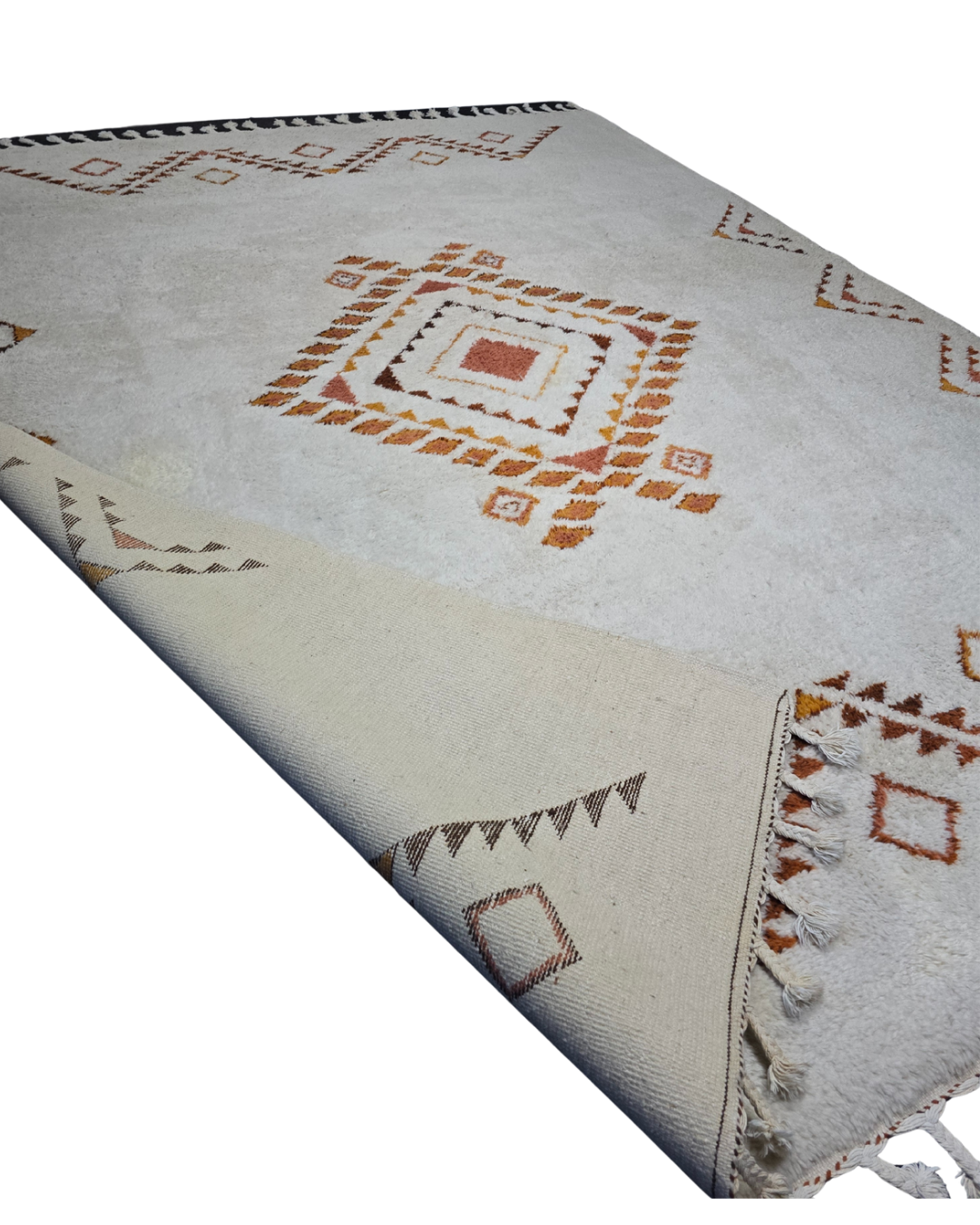 Groot Marokkaans Berber tapijt wollen vloerkleed handgeknoopt Perzisch tapijt