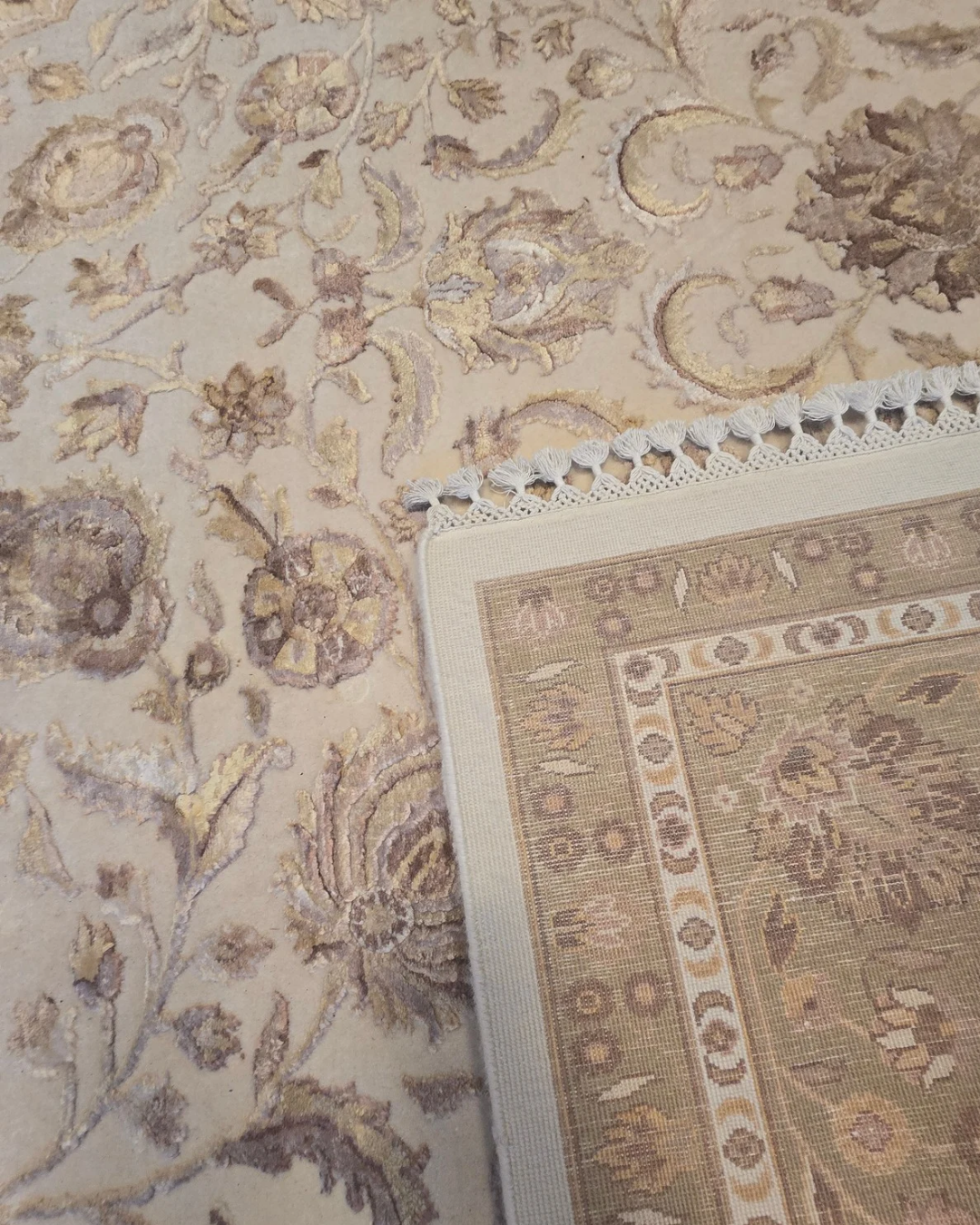 Groot perzisch tapijt Abusson 340x230 wollen vloerkleed handgeknoopt Turkije