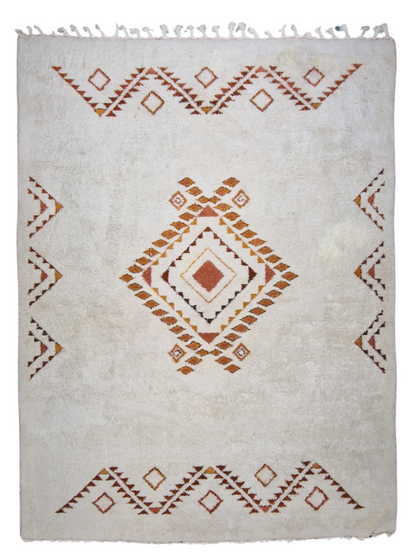 Groot Marokkaans Berber tapijt wollen vloerkleed handgeknoopt Perzisch tapijt