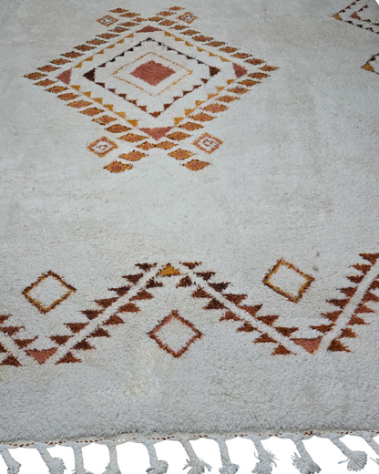 Groot Marokkaans Berber tapijt wollen vloerkleed handgeknoopt Perzisch tapijt