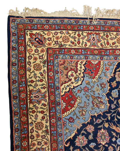 Groot Perzsch tapijt tabriz 350x250 wollen vloerkleed handgeknoopt iran