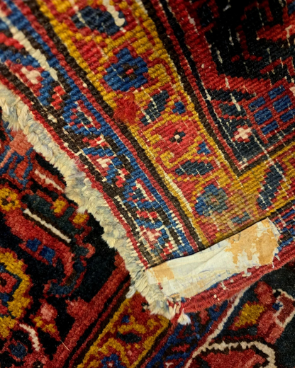 Groot Perzisch tapijt Heriz 350x230 wolln vloerkleed handgeknoopt Iran