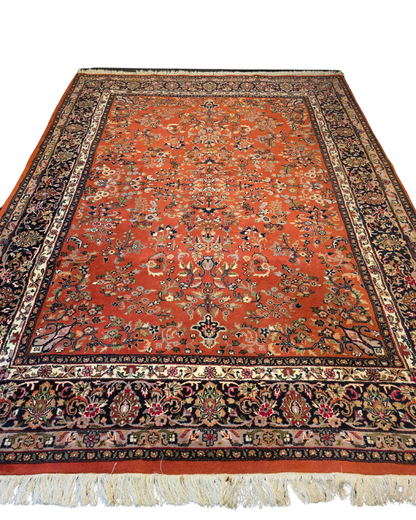 Groot Perzisch Tapijt Sarough 350x250 wollen vloerkleed Handgeknoopt