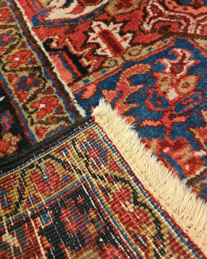 Groot Perzisch tapijt heriz 350x245 wollen vloerkledd handgeknoopt Iran