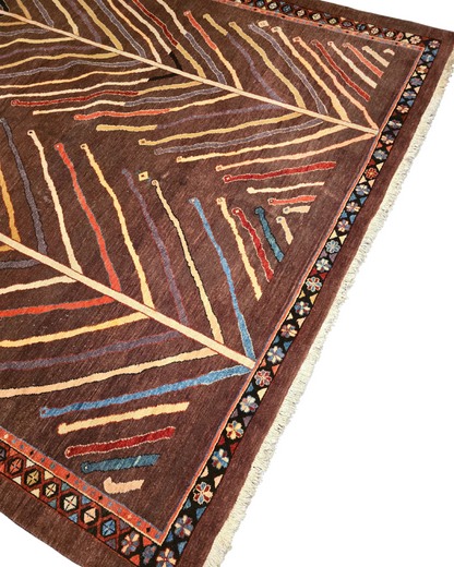 Groot Perzisch tapijt Azeri 350x270 wollen vloerkleed Azerbijan handgeknoopt