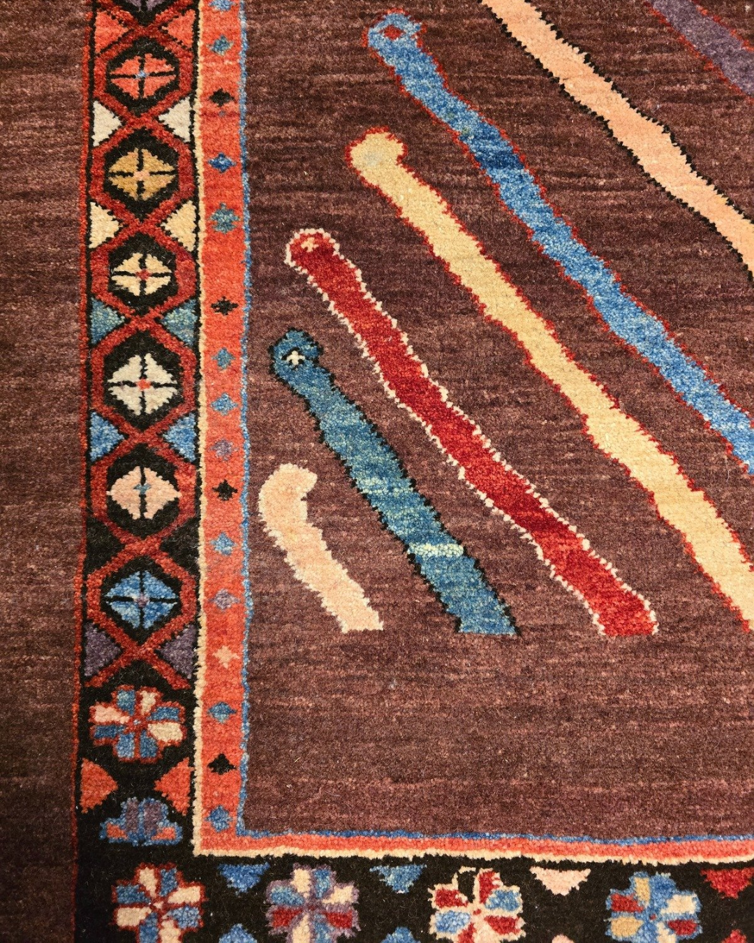 Groot Perzisch tapijt Azeri 350x270 wollen vloerkleed Azerbijan handgeknoopt