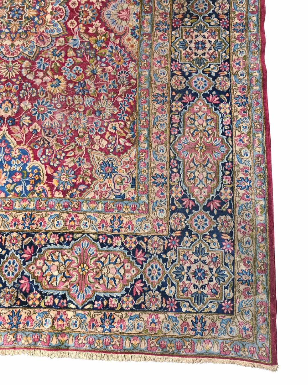 xxl Groot Perzisch tapijt Kerman 390x300 wollen vloerkleed handgeknoopt iran