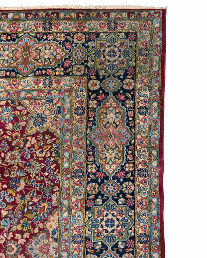 xxl Groot Perzisch tapijt Kerman 390x300 wollen vloerkleed handgeknoopt iran