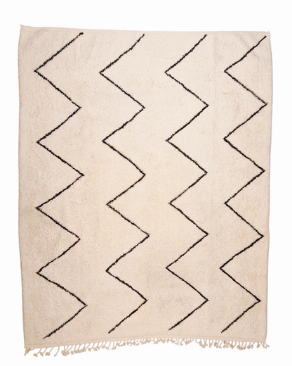 Groot Berber tapijt 330x260 wollen vloerkleed handgeknoopt Marokko