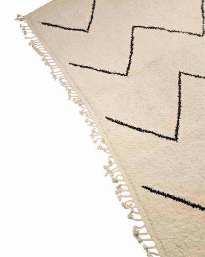 Groot Berber tapijt 330x260 wollen vloerkleed handgeknoopt Marokko