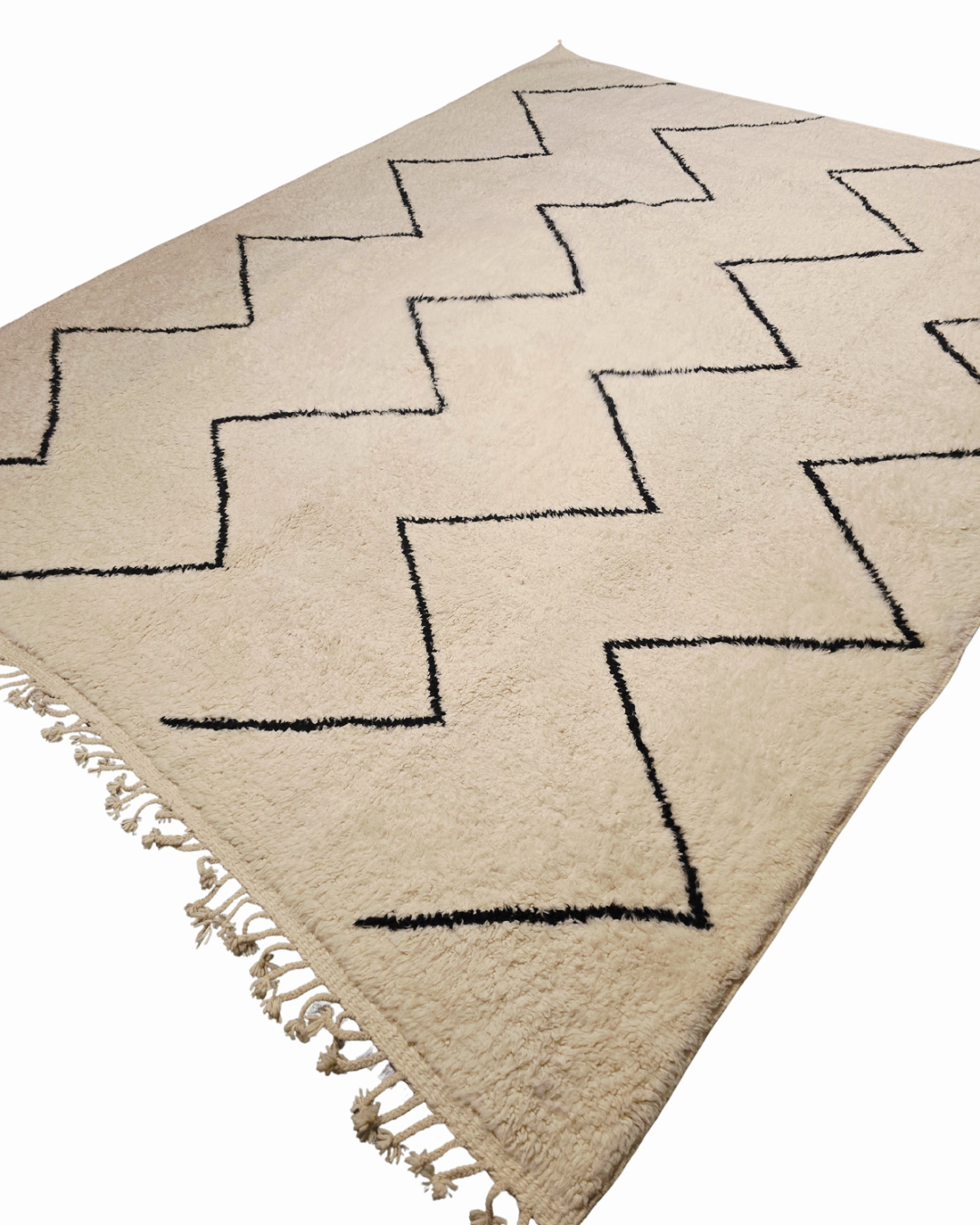 Groot Berber tapijt 330x260 wollen vloerkleed handgeknoopt Marokko