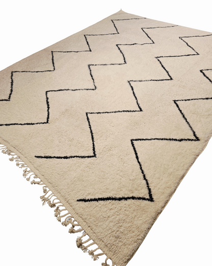 Groot Berber tapijt 330x260 wollen vloerkleed handgeknoopt Marokko