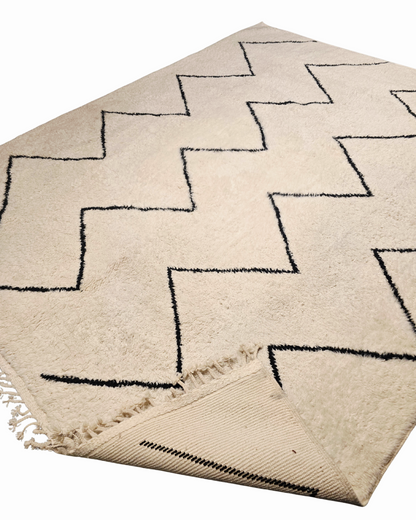 Groot Berber tapijt 330x260 wollen vloerkleed handgeknoopt Marokko
